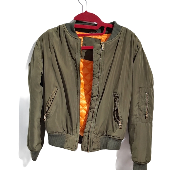 Khaki bomber jacket - Picture 2 of 7